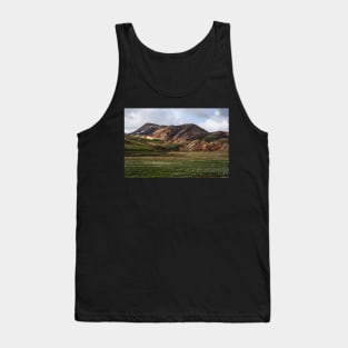 Landmannalaugar in Highlands of Iceland, Geothermal Rainbow Mountains Tank Top